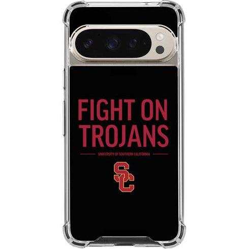 University of Southern California Fight On Trojans Pixel 9/9 Pro Clear Case